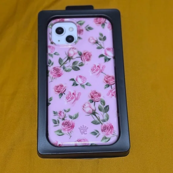 New Velvet Caviar Pink Floral iPhone 15 Plus Case - Picture 2 of 2